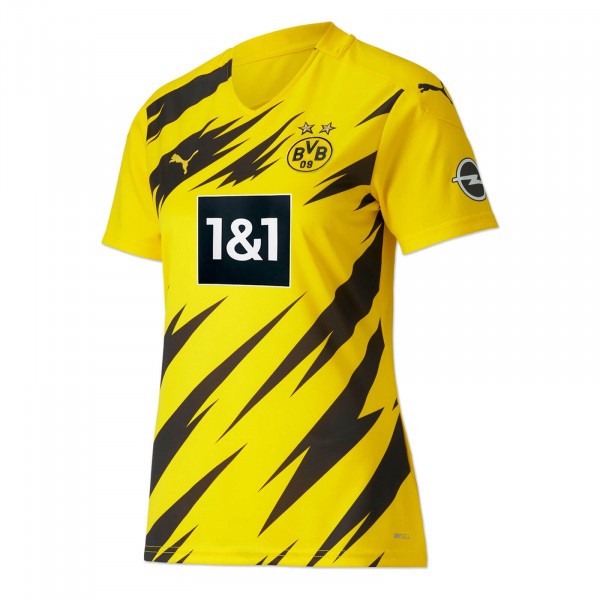 Camiseta Borussia Dortmund 1ª Mujer 2020-2021 Amarillo